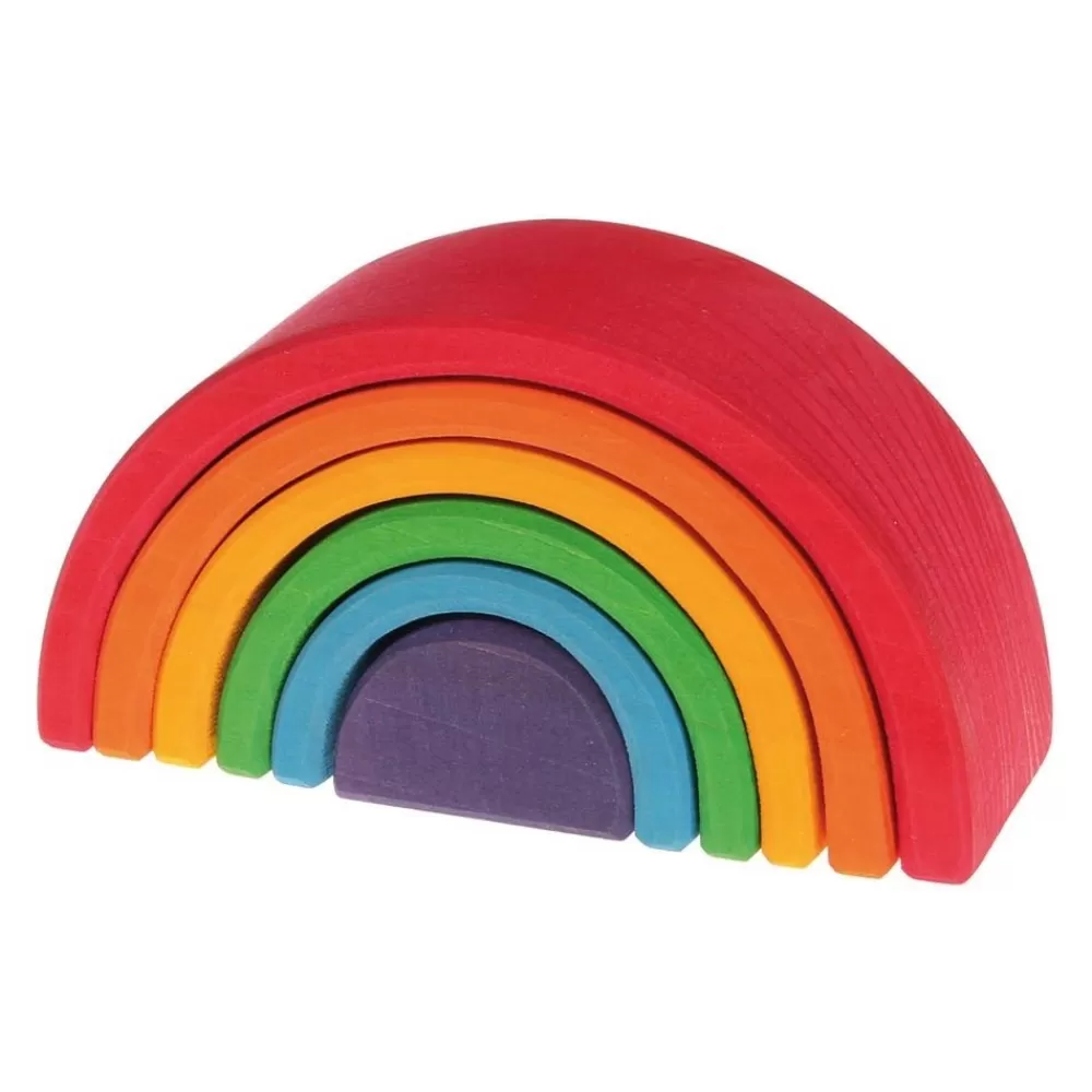 Arc-en-ciel en bois multicolore --HOPTOYS Discount