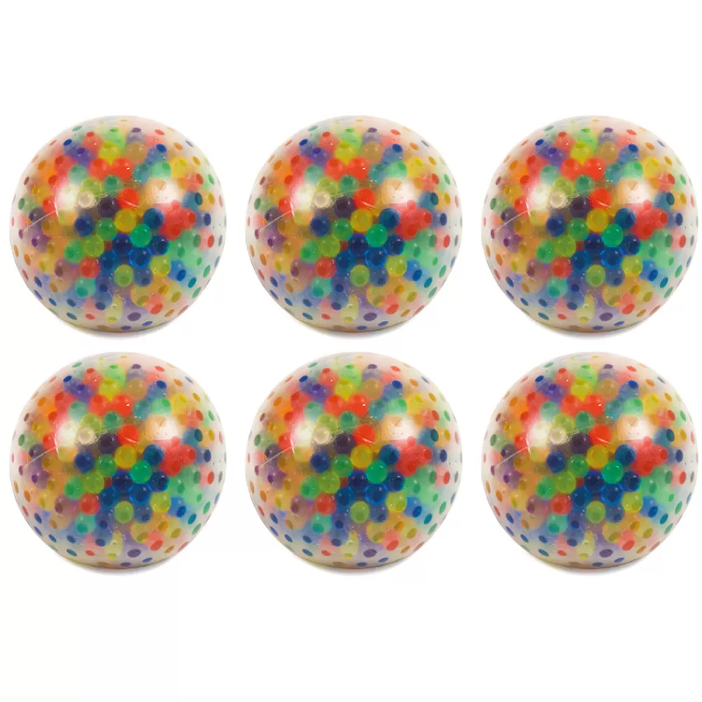 Balles à triturer multicolore par 6 --HOPTOYS Fashion