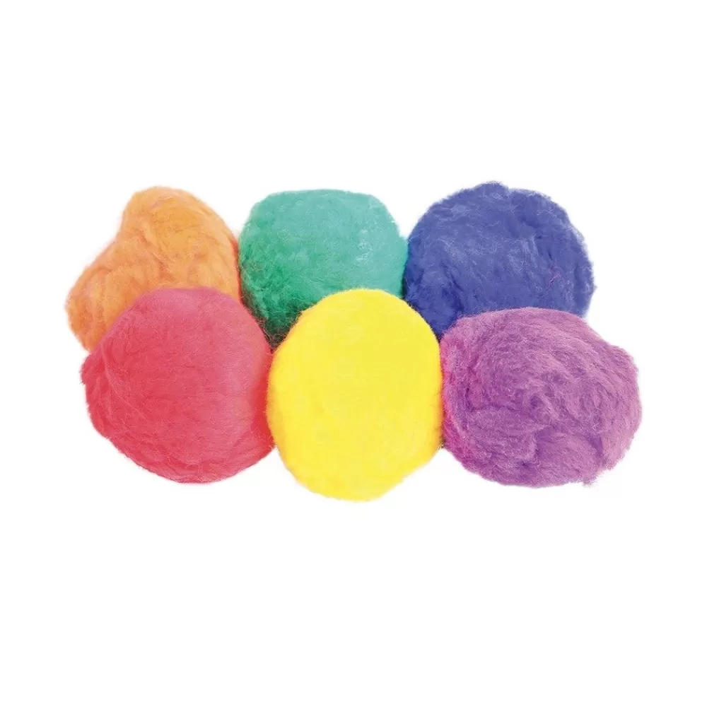 Balles coton multicolores par 6 --HOPTOYS Hot