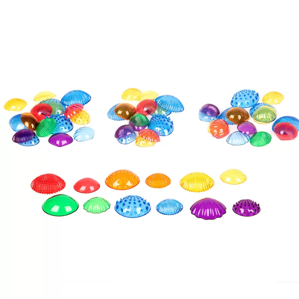 Coquillages multicolores tactiles par 108 --HOPTOYS New