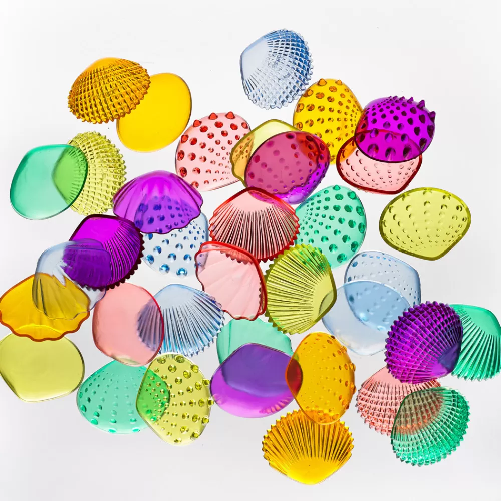 Coquillages multicolores tactiles par 108 --HOPTOYS New
