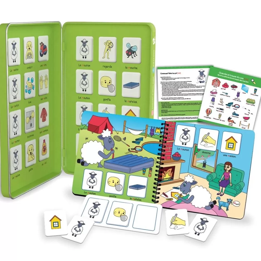 Je prononce le son [m] avec Moumou le mouton --HOPTOYS Clearance