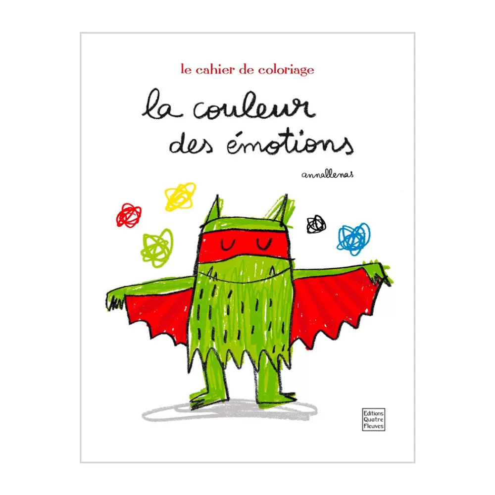 La couleur des émotions - Le cahier de coloriage --HOPTOYS Outlet