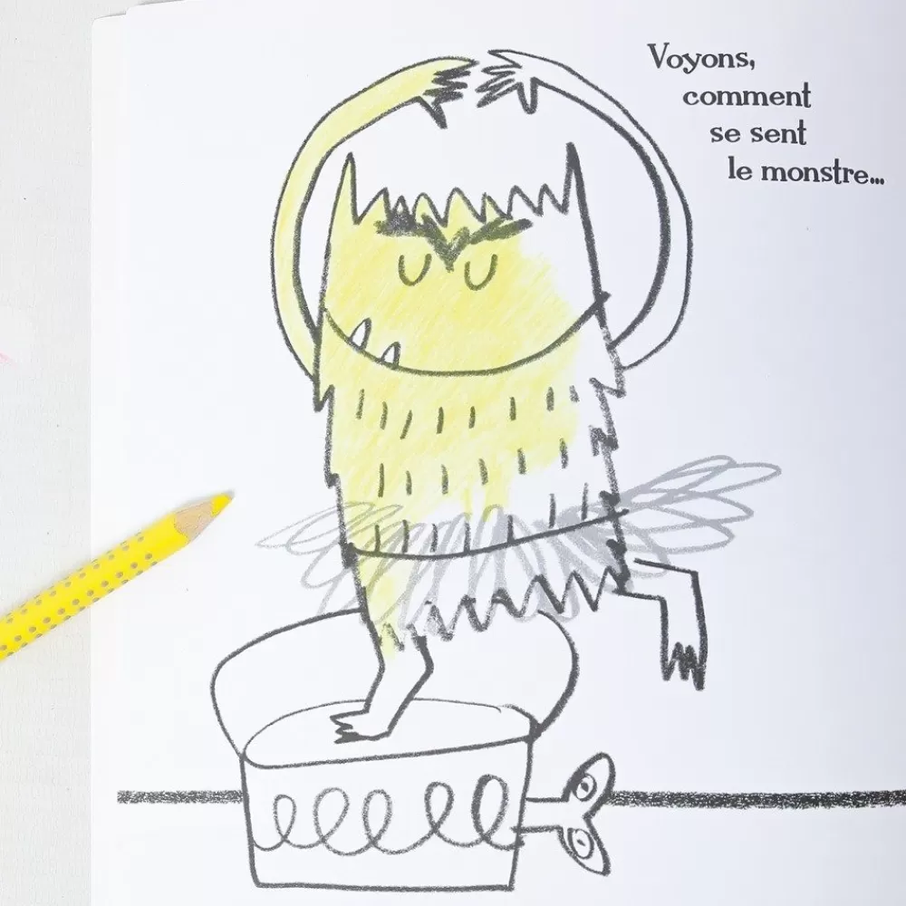 La couleur des émotions - Le cahier de coloriage --HOPTOYS Outlet
