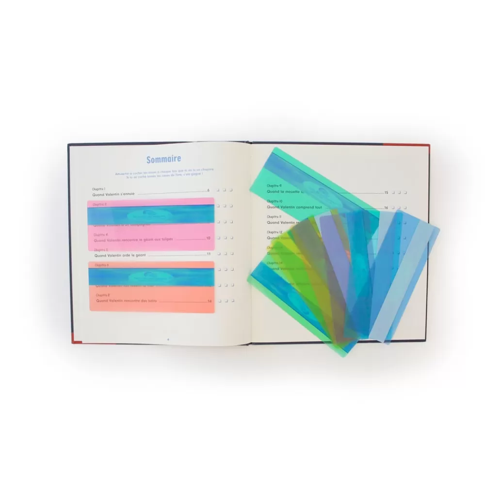 Règles de lecture colorées - surligner x10-HOPTOYS Fashion